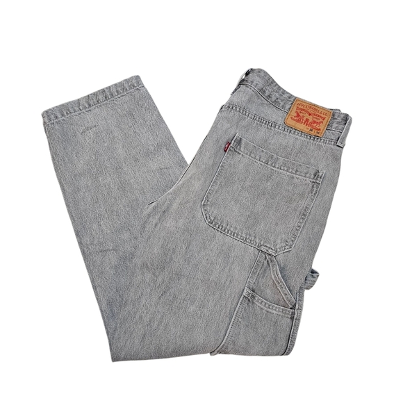 Levi's Gray Denim Carpenter Pants - Picture 2 of 7